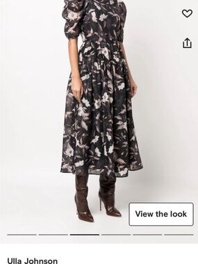 Ulla Johnson Talia Floral Midi  dress